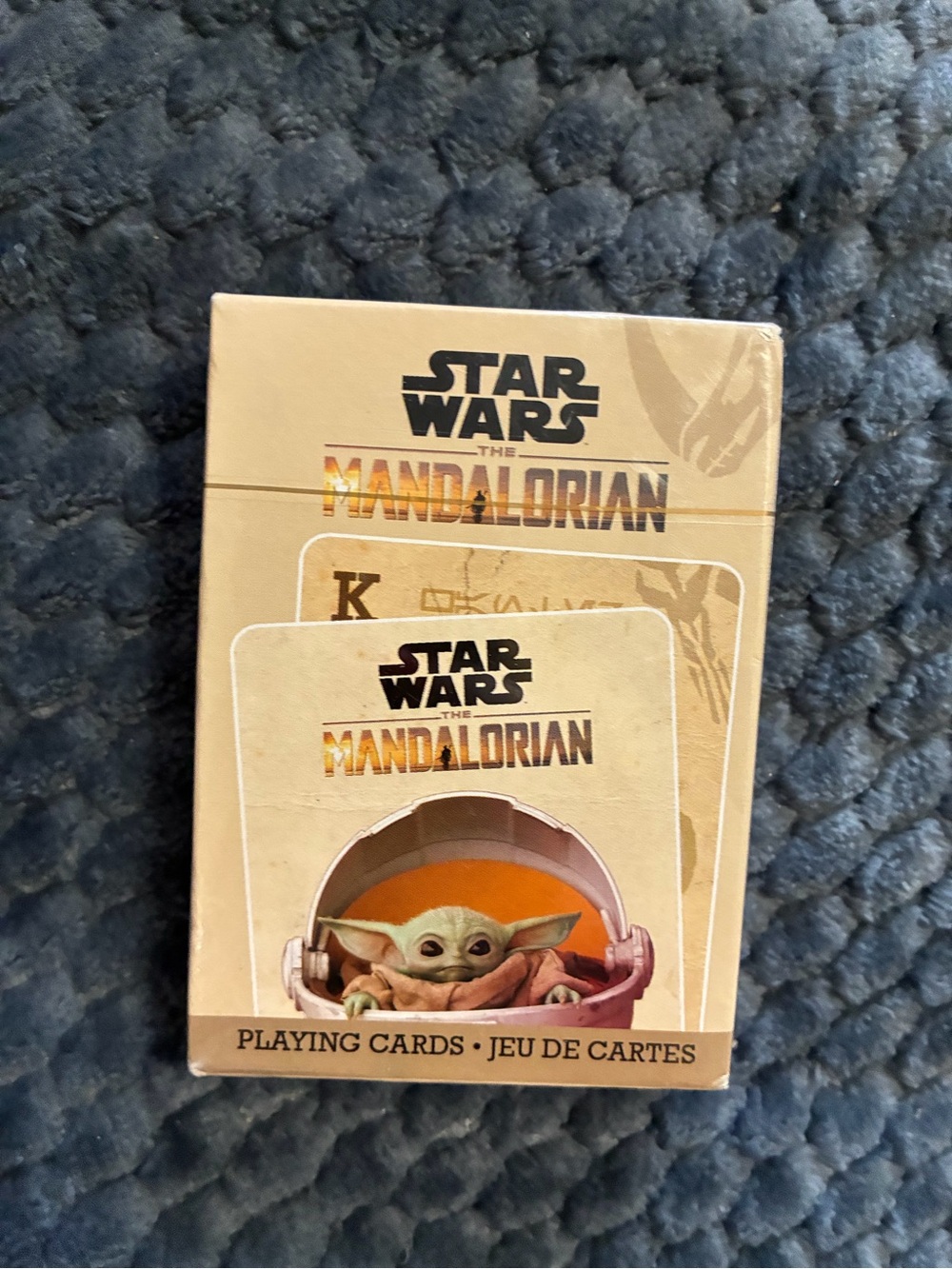Star Wars The Mandalorian Baby Yoda Playing Cards - Tan & Green